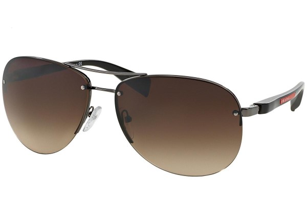 Ochelari de soare Prada Linea Rossa PS56MS 5AV6S1 Pilot Argintii