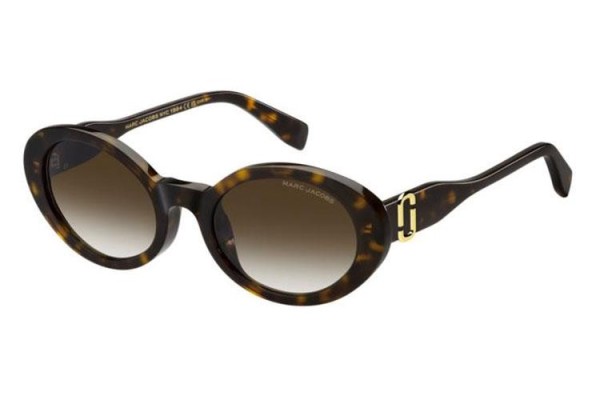 Okulary przeciwsłoneczne Marc Jacobs MARC792/F/S 086/HA Owalne Havana