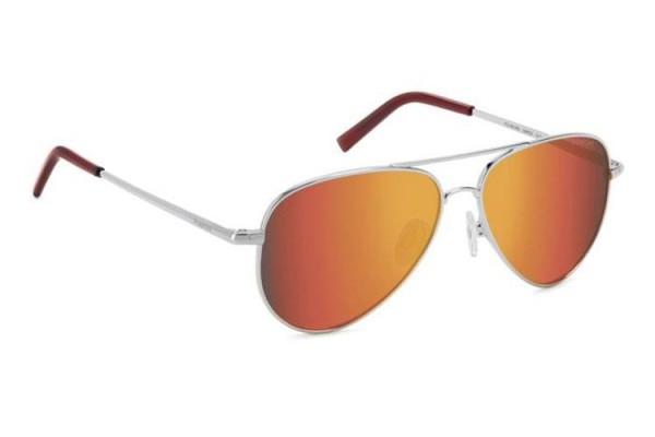 Слънчеви очила Polaroid Junior PLD8015/N GHP/OZ Polarized Пилотни Сребърна