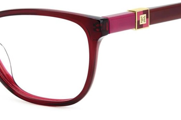 Okulary korekcyjne Carolina Herrera HER0276/G LHF Prostokątne Czerwone