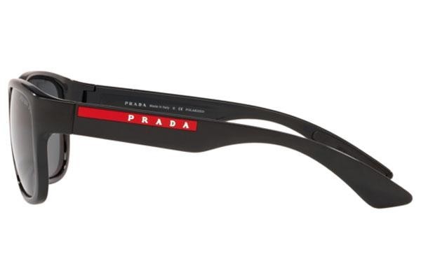 Ochelari de soare Prada Linea Rossa PS01US 1AB5Z1 Polarized Pătrați Negri