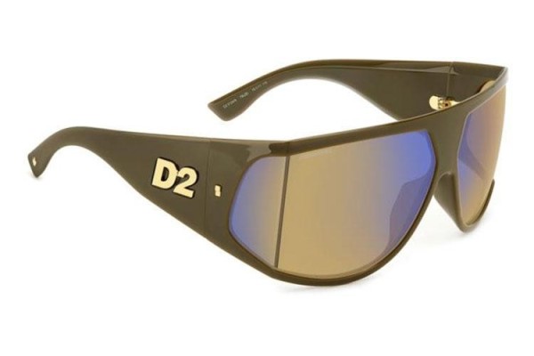 Слънчеви очила Dsquared2 D20124/S 79U/Z0 Flat Top Кафява