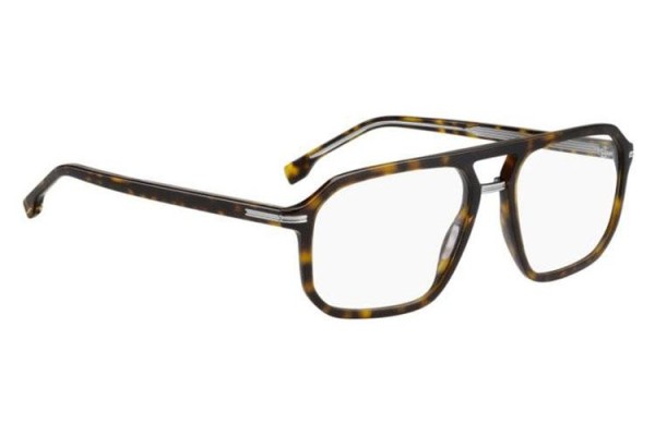 Okulary korekcyjne BOSS BOSS1728 086 Prostokątne Havana