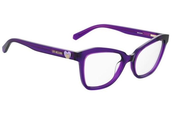 Ochelari Love Moschino MOL604 B3V Cat Eye Violeți