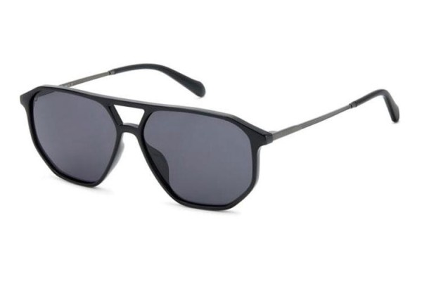 Okulary przeciwsłoneczne Fossil FOS2149/S 807/IR Prostokątne Czarne