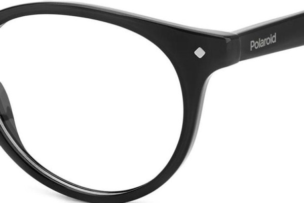 Okulary korekcyjne Polaroid Junior PLDD814/T 807 Okrągłe Czarne