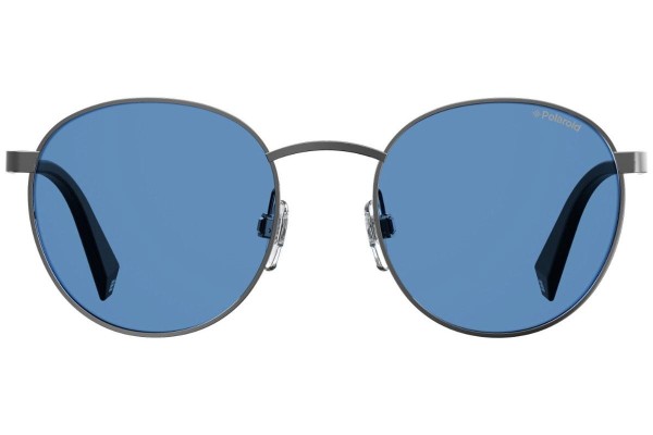 Okulary przeciwsłoneczne Polaroid PLD2053/S PJP/C3 Polarized Okrągłe Niebieskie