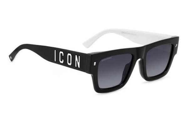 Ochelari de soare Dsquared2 ICON0021/S 807/9O Dreptunghiulari Negri