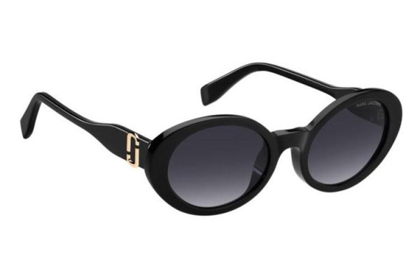 Okulary przeciwsłoneczne Marc Jacobs MARC792/F/S 807/9O Owalne Czarne