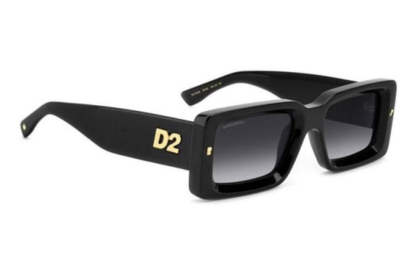 Ochelari de soare Dsquared2 D20142/S 807/9O Dreptunghiulari Negri