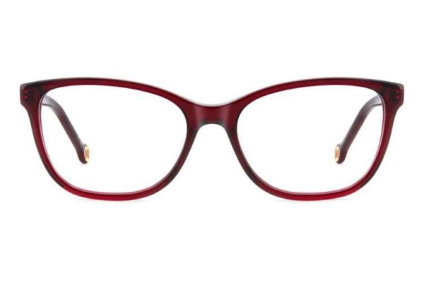 Okulary korekcyjne Carolina Herrera HER0276/G LHF Prostokątne Czerwone