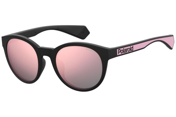 Okulary przeciwsłoneczne Polaroid Active Collection PLD6063/G/S 3H2/0J Polarized Okrągłe Czarne