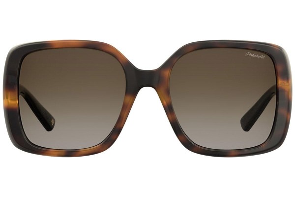 Okulary przeciwsłoneczne Polaroid PLD4072/S 086/LA Polarized Oversize Havana
