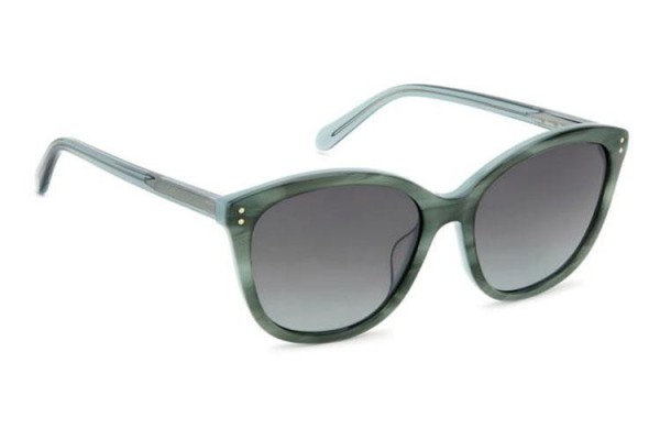 Okulary przeciwsłoneczne Fossil FOS2148/S 6AK/9O Kocie oczy Zielone