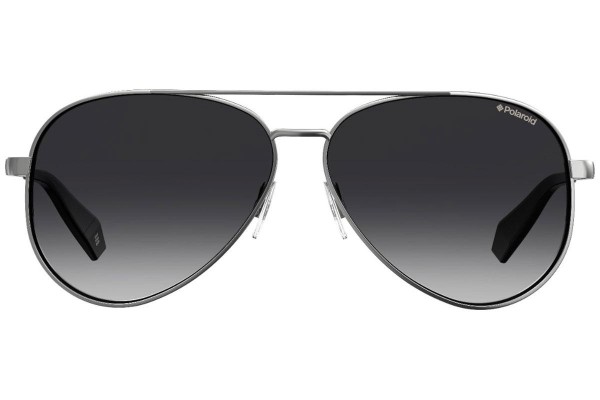 Okulary przeciwsłoneczne Polaroid PLD6069/S/X 6LB/WJ Polarized Pilotki (Aviator) Srebrne