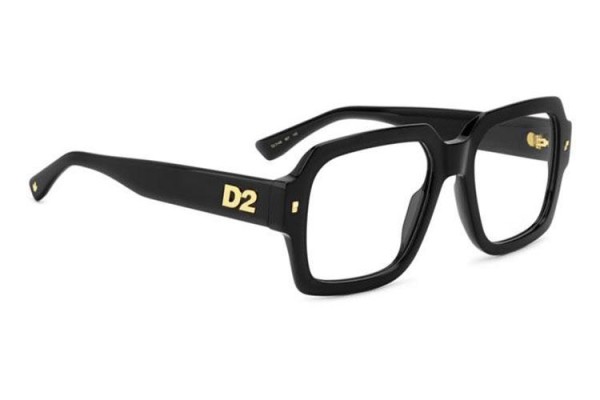 szemüvegeinket Dsquared2 D20148 807 Szogletes Fekete