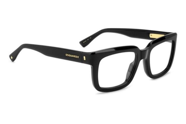 Ochelari Dsquared2 D20144 807 Dreptunghiulari Negri