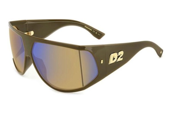 Слънчеви очила Dsquared2 D20124/S 79U/Z0 Flat Top Кафява