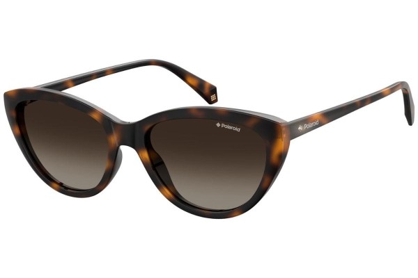 Ochelari de soare Polaroid PLD4080/S 086/LA Polarized Cat Eye Havana