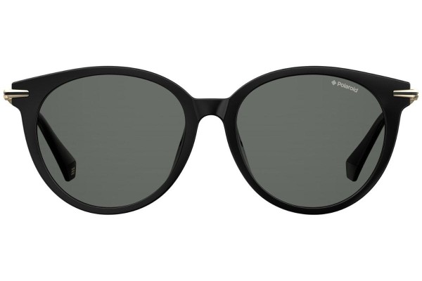 Okulary przeciwsłoneczne Polaroid PLD4084/F/S 807/M9 Polarized Okrągłe Czarne