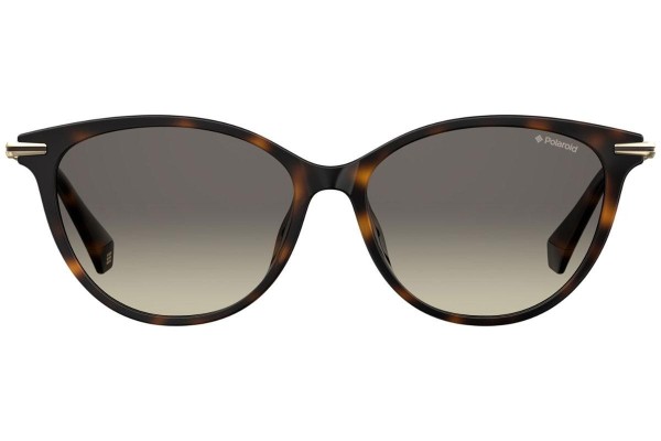 Okulary przeciwsłoneczne Polaroid PLD4085/F/S 086/LB Polarized Kocie oczy Havana