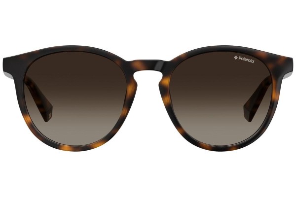 Solbriller Polaroid PLD6098/S 086/LA Polarized Rund Havana