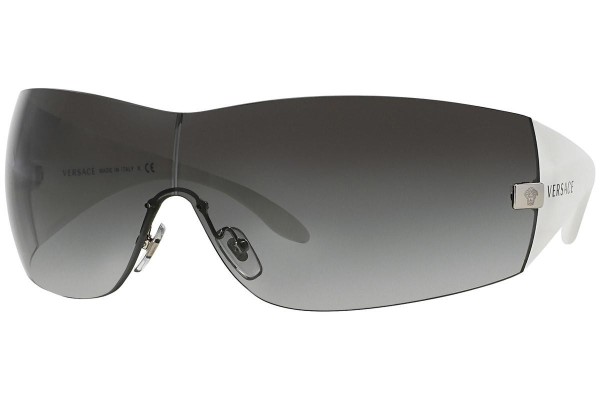 Okulary przeciwsłoneczne Versace VE2054 10008G Pojedyncze | Shield Białe