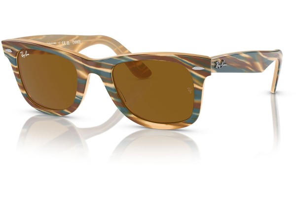 Napszemüvegek Ray-Ban Wayfarer Change Collection RB2140 140833 Szogletes Barna