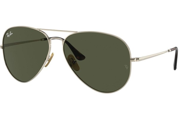 Слънчеви очила Ray-Ban RB8089 926531 Пилотни Златна