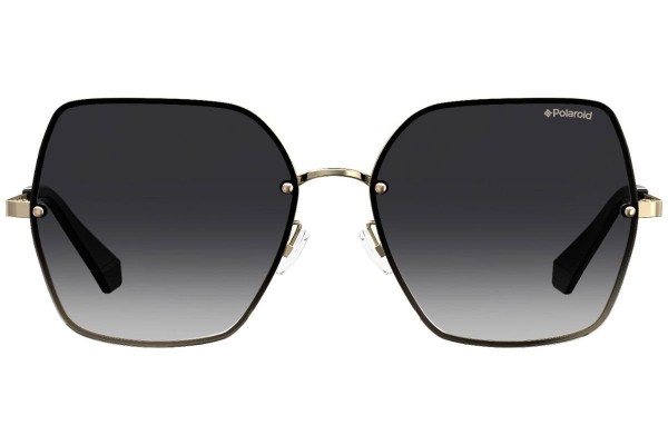 Okulary przeciwsłoneczne Polaroid PLD4091/S 2F7/WJ Polarized Oversize Złote