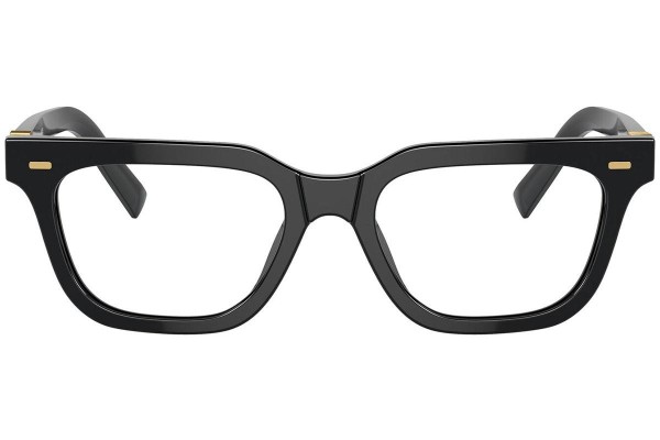 Okulary korekcyjne Miu Miu MU07XV 16K1O1 Prostokątne Czarne