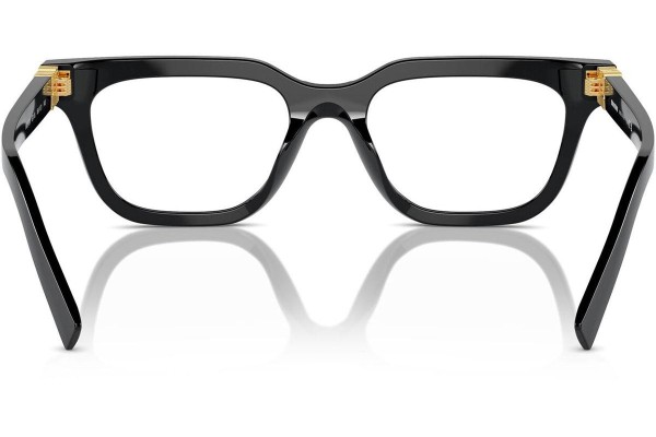 Okulary korekcyjne Miu Miu MU07XV 16K1O1 Prostokątne Czarne