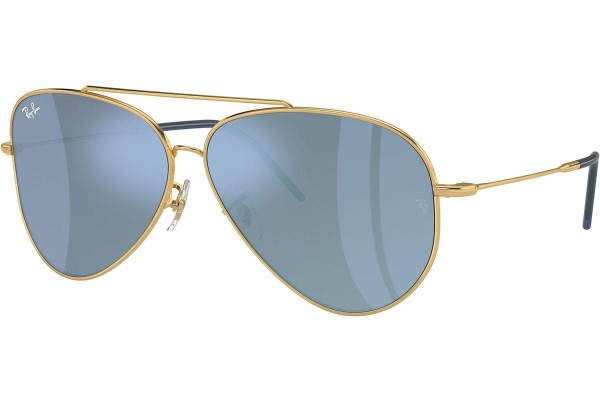 Aurinkolasit Ray-Ban Aviator Reverse RBR0101S 001/GA Pilotti Kulta