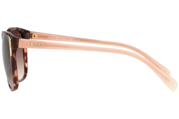 Okulary przeciwsłoneczne Prada PR01OS UE00A6 Oversize Brązowe