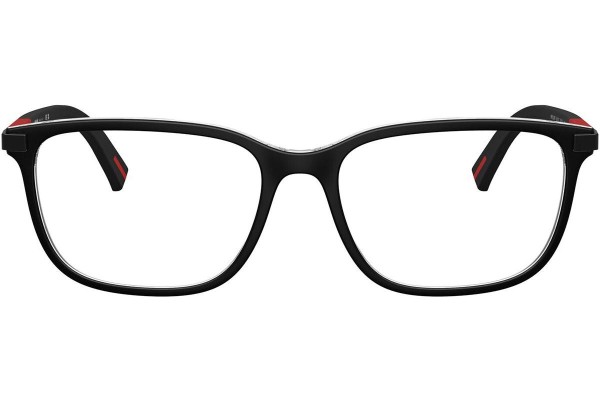 Glasses Prada Linea Rossa PS02RV 03I1O1 Kwadratowe Czarne