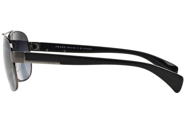 Okulary przeciwsłoneczne Prada PR52PS 5AV5W1 Polarized Pilotki (Aviator) Srebrne