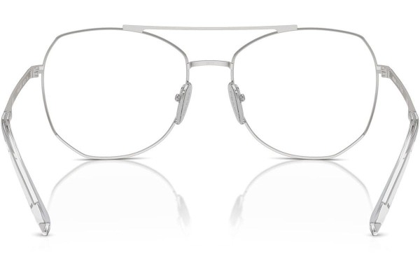 Okulary korekcyjne Prada PRA58V 1BC1O1 Pilotki (Aviator) Srebrne