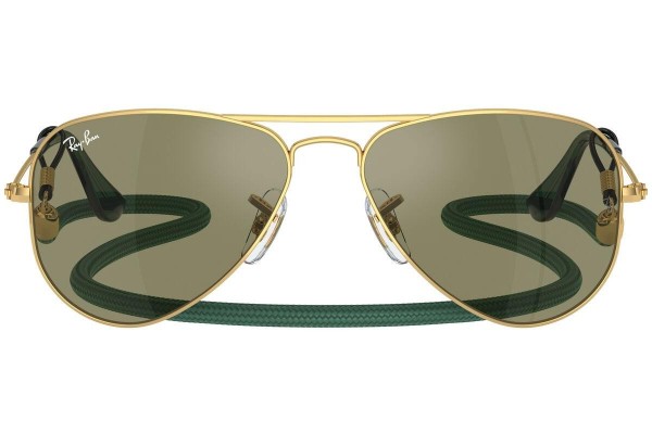 Ochelari de soare Ray-Ban Junior Aviator Junior RJ9506S 223/6R Pilot Aurii