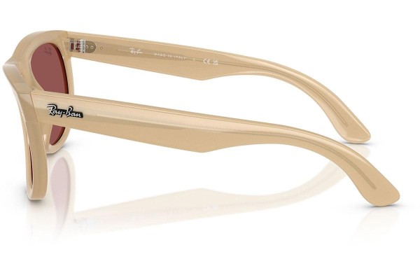 Okulary przeciwsłoneczne Ray-Ban Wayfarer Reverse RBR0502S 678069 Kwadratowe Beżowe