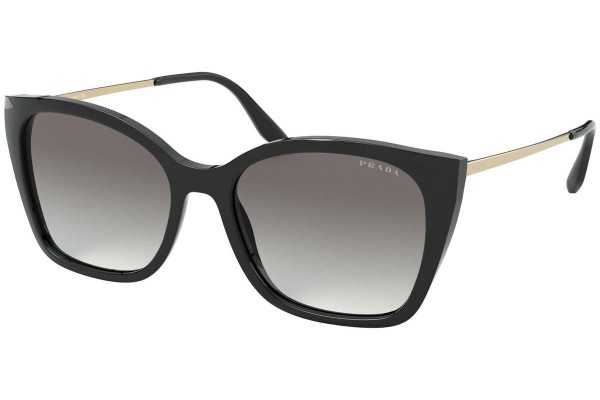 Okulary przeciwsłoneczne Prada PR12XS 1AB0A7 Kocie oczy Czarne