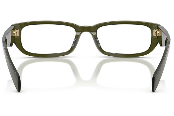Glasses Prada PRB05V 19Z1O1 Kwadratowe Zielone