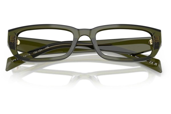 Glasses Prada PRB05V 19Z1O1 Kwadratowe Zielone