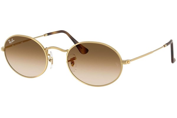 Слънчеви очила Ray-Ban Oval RB3547 001/51 Tiny Златна