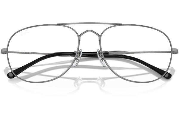 Okulary korekcyjne Ray-Ban Bain Bridge RX3735V 2502 Pilotki (Aviator) Szare