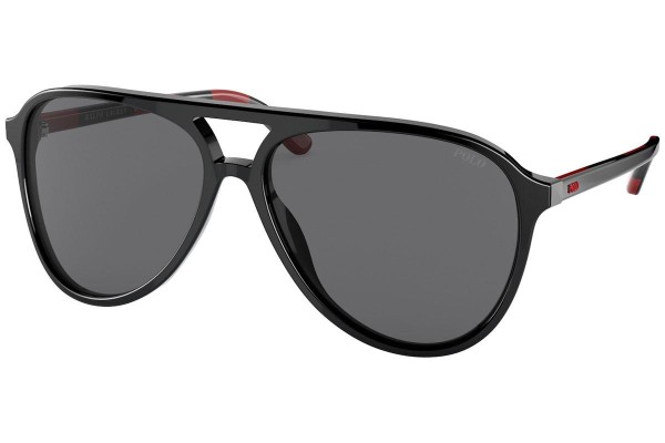 Okulary przeciwsłoneczne Polo Ralph Lauren PH4173 500187 Pilotki (Aviator) Czarne
