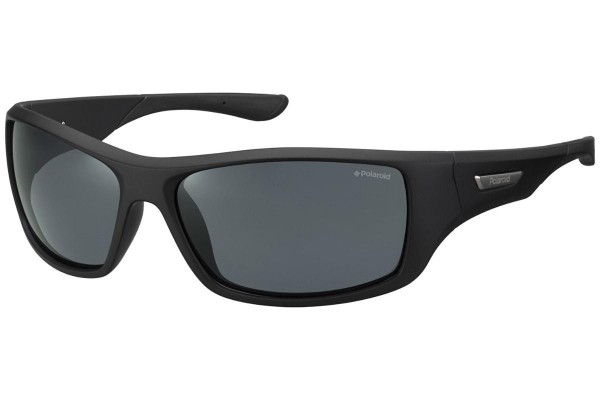 Okulary przeciwsłoneczne Polaroid Sport PLD7013/S 807/M9 Polarized Prostokątne Czarne