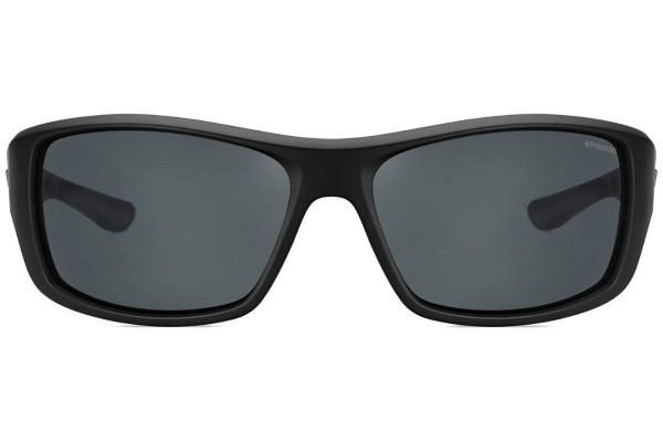 Okulary przeciwsłoneczne Polaroid Sport PLD7013/S 807/M9 Polarized Prostokątne Czarne