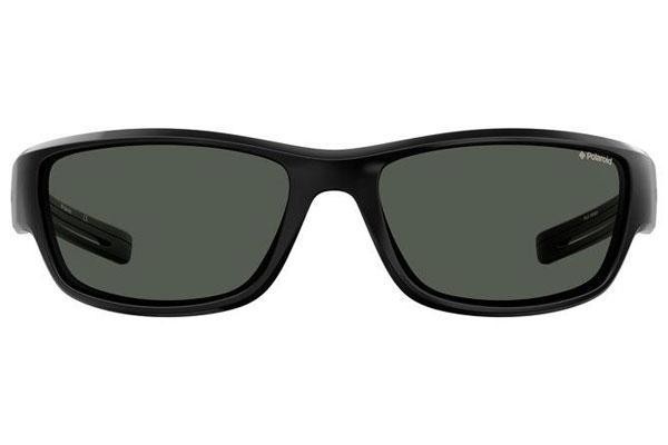 Okulary przeciwsłoneczne Polaroid Sport PLD7028/S 807/M9 Polarized Prostokątne Czarne