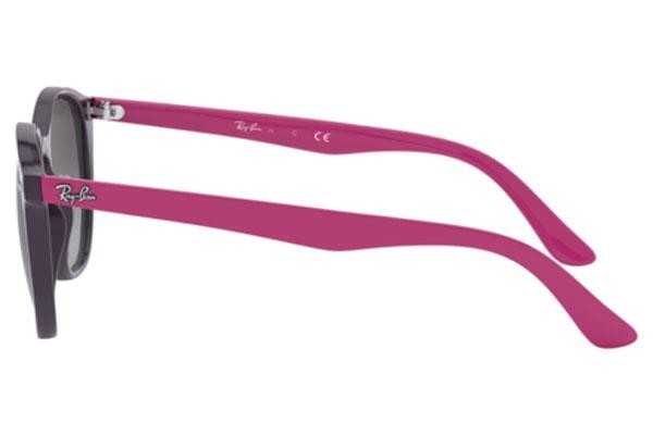 Okulary przeciwsłoneczne Ray-Ban Junior RJ9070S 70218G Okrągłe Fioletowe