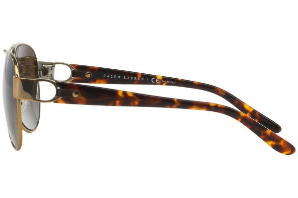 Okulary przeciwsłoneczne Ralph Lauren RL7047Q 9116T5 Polarized Pilotki (Aviator) Złote